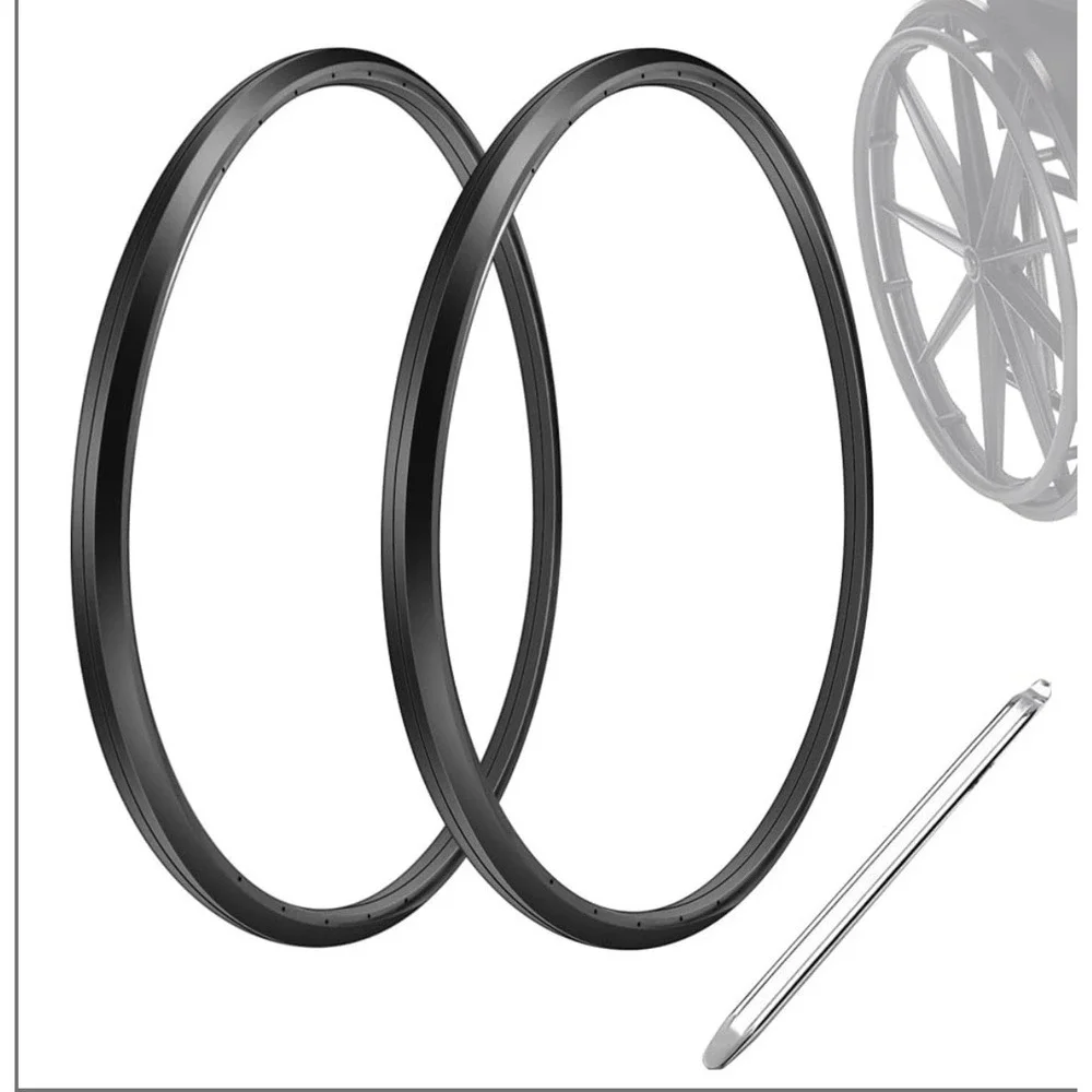 Wheelchair Rear Wheel Replacement Tire 24 